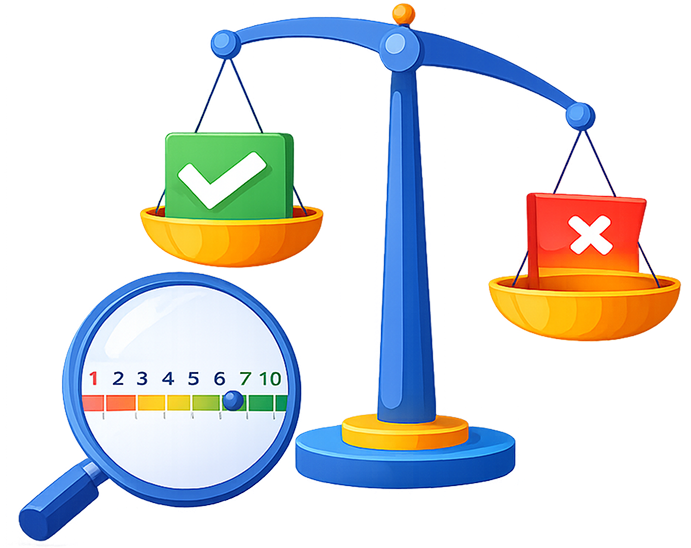 Platform risk score illustration